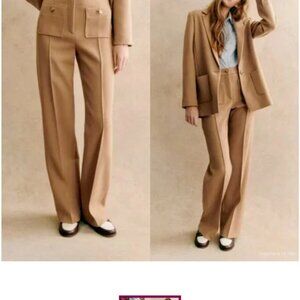 Sezane Wide-Leg Trouser